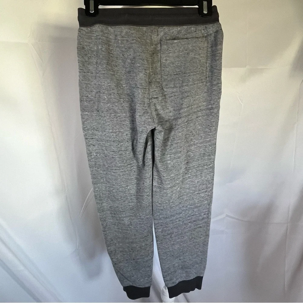 Old Navy boys stretch‎ joggers Heathered Gray w/Black cuffs Size Large 10-12